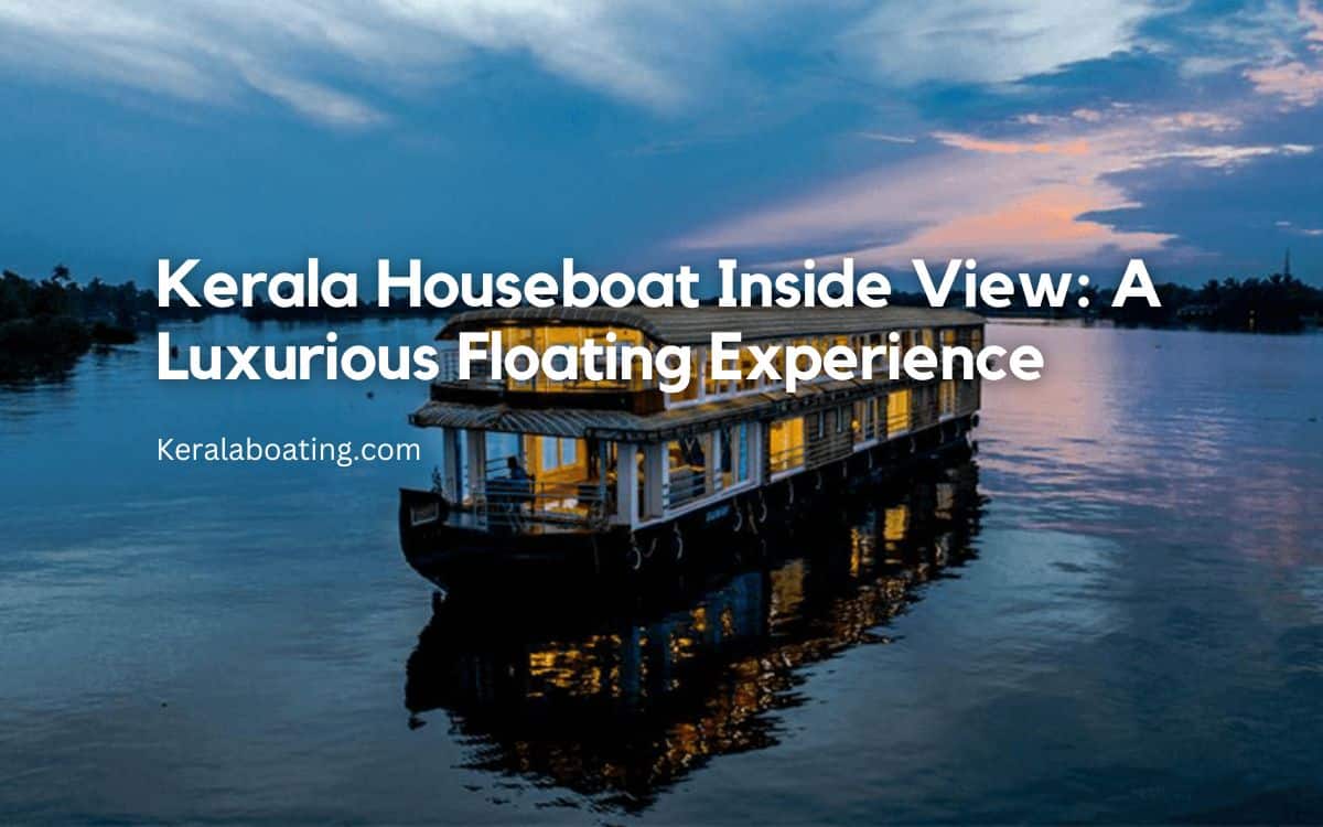 Kerala houseboat inside view