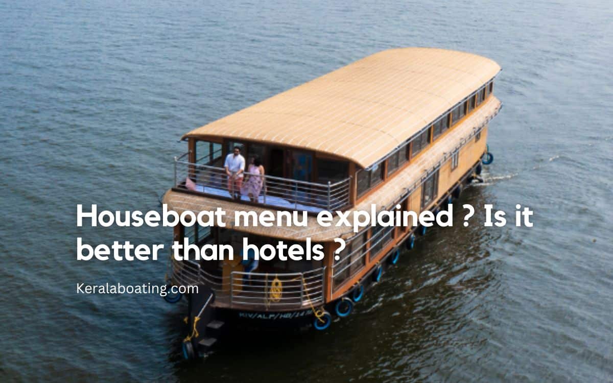 Houseboat menu